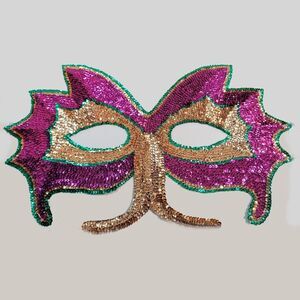 Mardi Gras Carnival Mask Wall Decoration Sequins